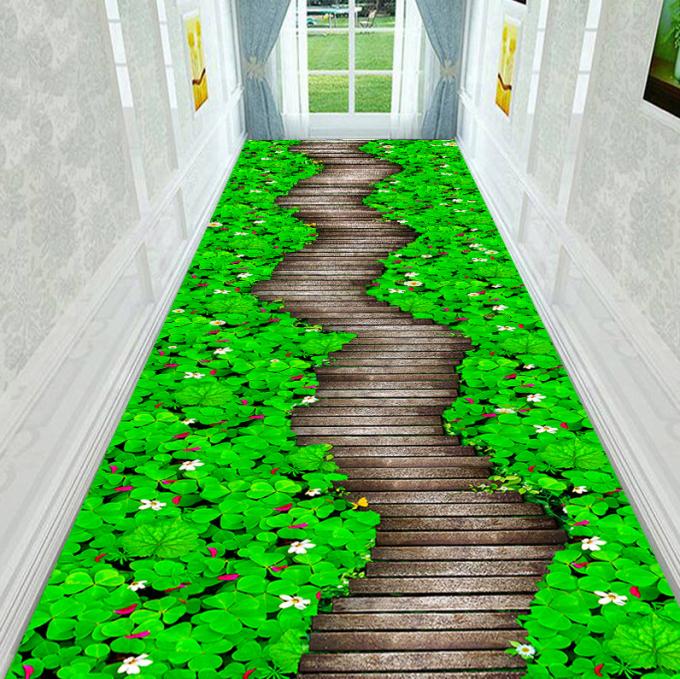 Washable Polyester Fiber 50m Hall Runners Extra Long 3D Printing