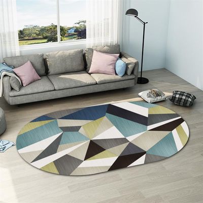Geometric Area Rugs For Living Room Bedroom Machine Washable
