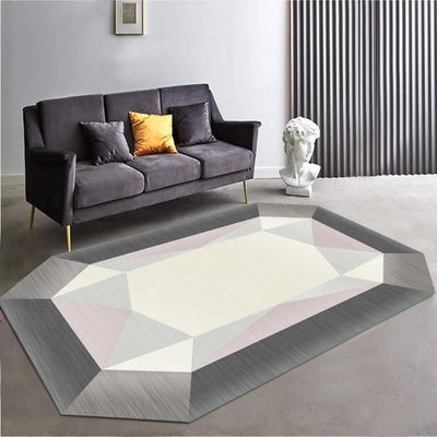 Geometric Area Rugs For Living Room Bedroom Machine Washable