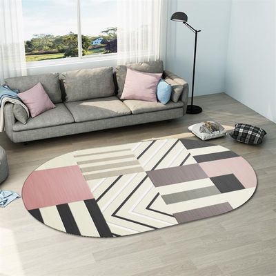 Geometric Area Rugs For Living Room Bedroom Machine Washable
