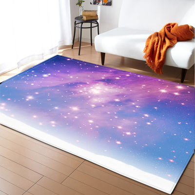 Starry Sky New Cartoon Big Carpet Source عمده فروشی Feather ins Style تشک های کف اتاق خواب