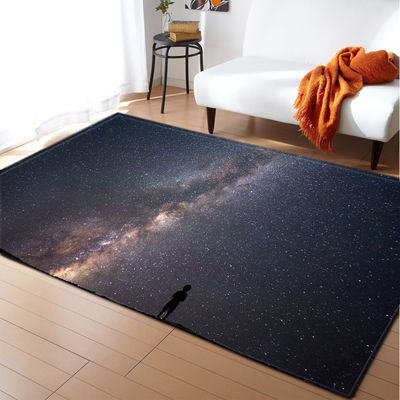 Starry Sky New Cartoon Big Carpet Source عمده فروشی Feather ins Style تشک های کف اتاق خواب