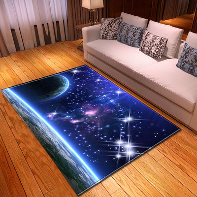 Starry Sky New Cartoon Big Carpet Source عمده فروشی Feather ins Style تشک های کف اتاق خواب