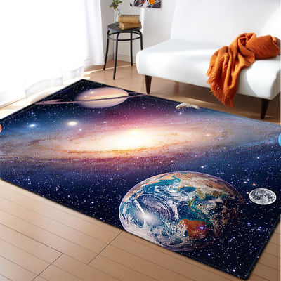 Starry Sky New Cartoon Big Carpet Source عمده فروشی Feather ins Style تشک های کف اتاق خواب