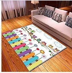 Striped checkered new large carpet supply wholesale feather ins style bedroom floor mats
