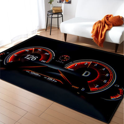 Striped checkered new large carpet supply wholesale feather ins style bedroom floor mats