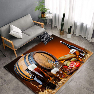 Striped checkered new large carpet supply wholesale feather ins style bedroom floor mats