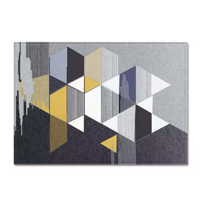 Geometric floor mat, bedroom, restaurant carpet, carpet