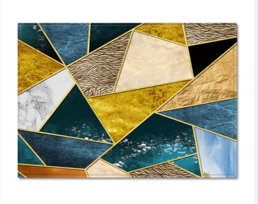 Geometric floor mat, bedroom, restaurant carpet, carpet