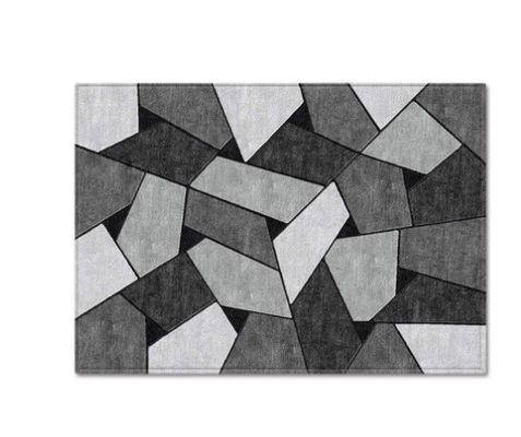Geometric floor mat, bedroom, restaurant carpet, carpet