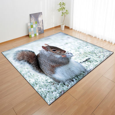 Animal New Cartoon Large Carpet Source Wholesale Feather ins Style Bedroom Floor Mats