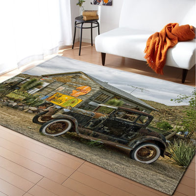 Creative Living Room Floor Carpets Anti Skid Dining Room Floor Mat