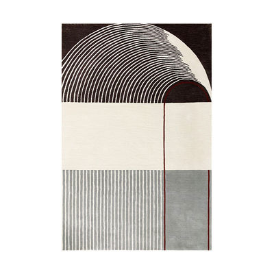Wool Chinese Style Floor Carpet Rug Irregular Strip For Bedroom Living Room