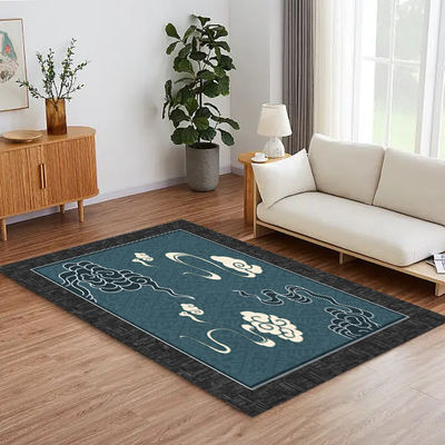 Crystal Velvet Living Room Carpets New Style Chinese Dining Room Floor Mat