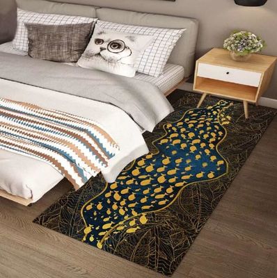 Noble Atmosphere Light Luxury Bedroom Floor Carpets Rectangle Shape
