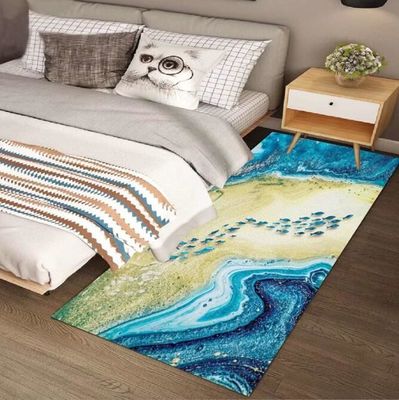 Noble Atmosphere Light Luxury Bedroom Floor Carpets Rectangle Shape