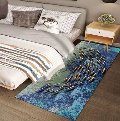 Noble Atmosphere Light Luxury Bedroom Floor Carpets Rectangle Shape