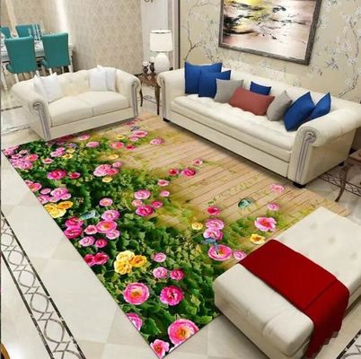 North Simple Style Geometric abstraction Living Room Floor Carpets