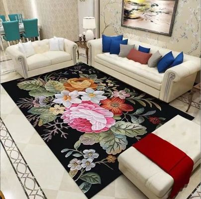 North Simple Style Geometric abstraction Living Room Floor Carpets
