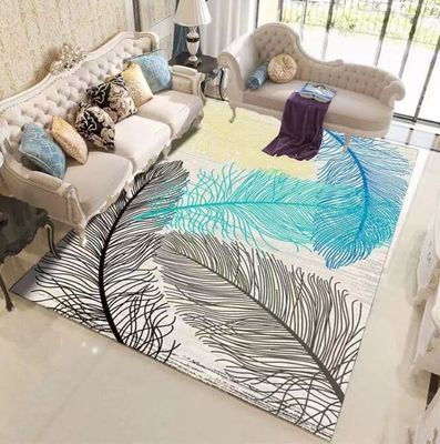 North Simple Style Geometric abstraction Living Room Floor Carpets