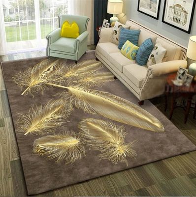 North European Geometric Polyester Fiber Living Room Floor Mat 120*160cm