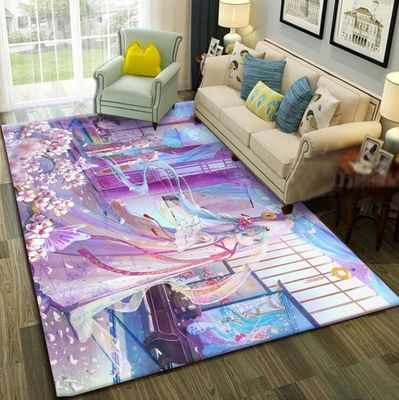 3D Printing Sea World Blending Crystal Velvet Living Room Floor Carpets 120*160cm