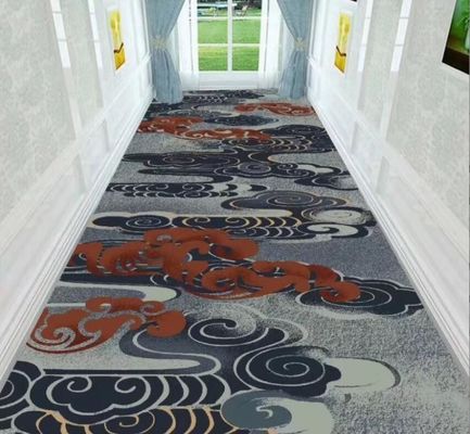 Coil Crystal Velvet Custom Commercial Floor Mat For Entrance Corridor Stairway Hotel