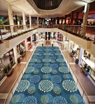 Coil Crystal Velvet Custom Commercial Floor Mat For Entrance Corridor Stairway Hotel