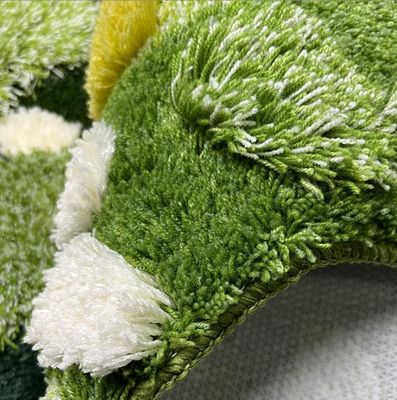 Irregular Polyacrylonitrile Fiber Bedroom Floor Carpet Minuta Pattern European Special Style