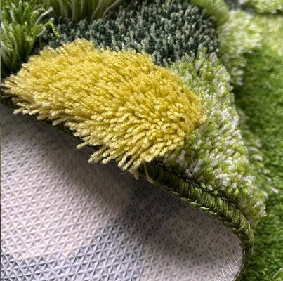 Irregular Polyacrylonitrile Fiber Bedroom Floor Carpet Minuta Pattern European Special Style
