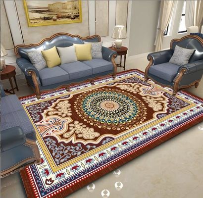 Plant And Flower Pashmina Sofa Bedroom And Living Room Floor Carpets