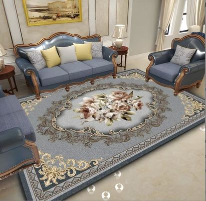 Plant And Flower Pashmina Sofa Bedroom And Living Room Floor Carpets