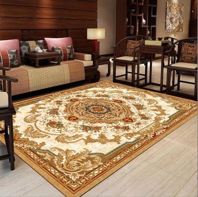 Retro Style European Polyester Fiber Living Room Floor Carpet Special Style