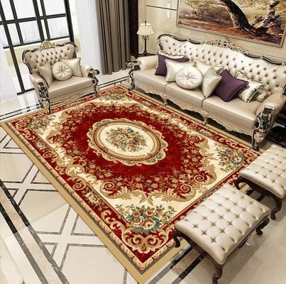 Retro Style European Polyester Fiber Living Room Floor Carpet Special Style