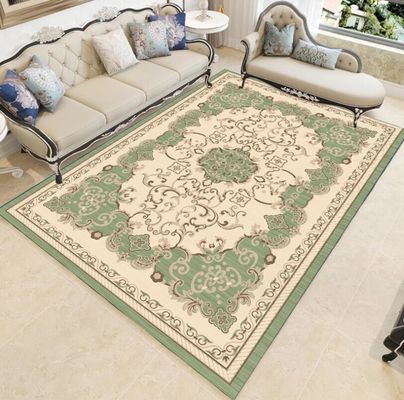 Retro Style European Polyester Fiber Living Room Floor Carpet Special Style