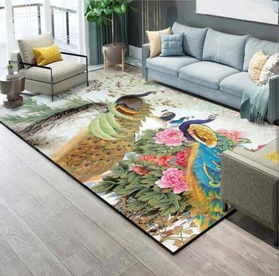 Chinese Style Printed Simple Living Room Floor Carpet Special Style