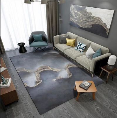 Waved Pattern North European Household Living Room Floor Carpet Special Style