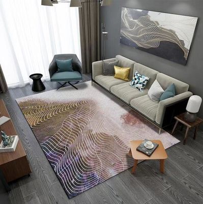 Waved Pattern North European Household Living Room Floor Carpet Special Style