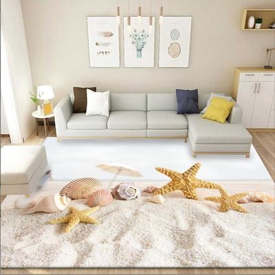 3D Seawater Star Patterned Carpet For Household Bedroom Living Room Special Style