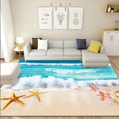 3D Seawater Star Patterned Carpet For Household Bedroom Living Room Special Style
