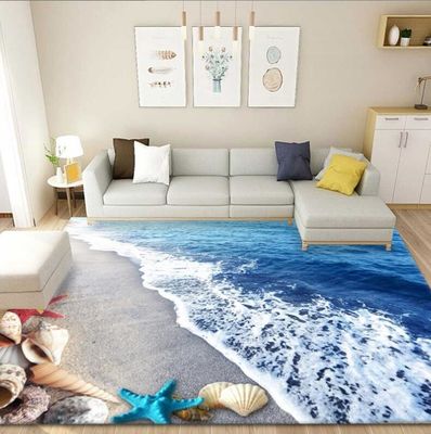 3D Seawater Star Patterned Carpet For Household Bedroom Living Room Special Style