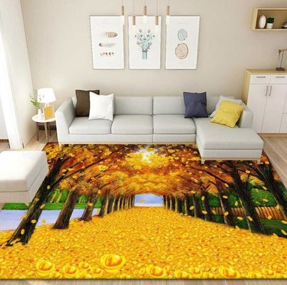 3D Lavender Tulip Pattern Household Bedroom Living Room Floor Carpet Special Style