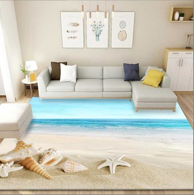 3D Lavender Tulip Pattern Household Bedroom Living Room Floor Carpet Special Style