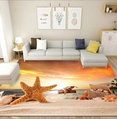 3D Lavender Tulip Pattern Household Bedroom Living Room Floor Carpet Special Style