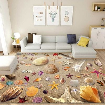 3D Lavender Tulip Pattern Household Bedroom Living Room Floor Carpet Special Style