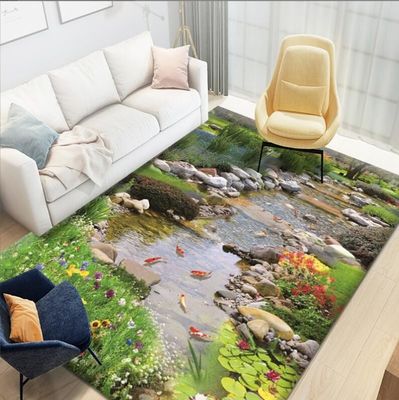 Beautiful Scenery Household Bedroom Living Room Floor Carpet Special Style