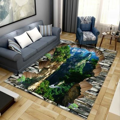 Beautiful Scenery Household Bedroom Living Room Floor Carpet Special Style