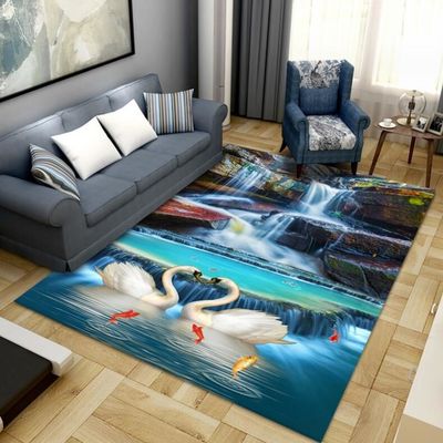 Modern Landscape Household Bedroom Living Room Floor Carpets Special Style