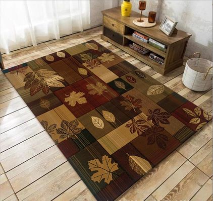 North European Ancient Crystal Velvet Floor Carpets For Hotel And Living Room Door