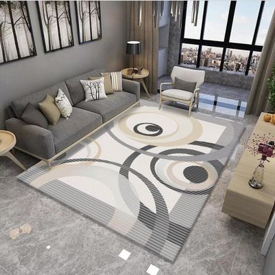 Simple Geometric Living Room Floor Carpets North European With Special Style